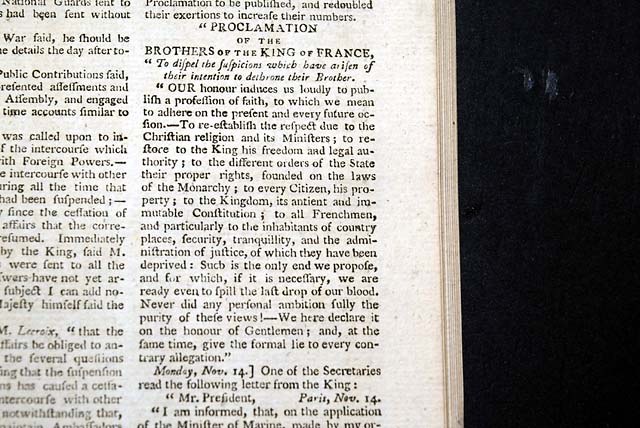 Brothers of Louis XVI try to dethrone him?