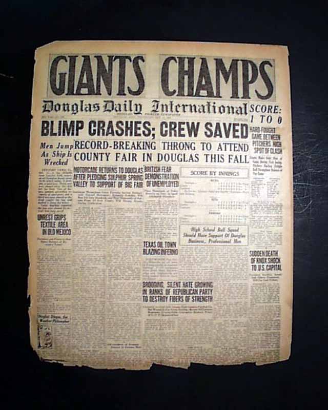 New York Giants Win World Series 1921.. 