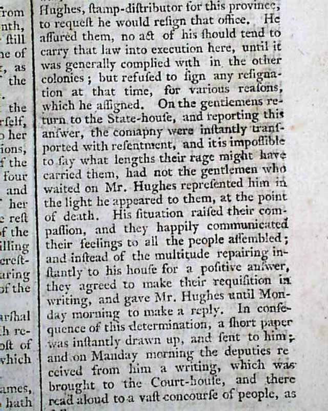Great content on the hatred towards stamped paper... - RareNewspapers.com