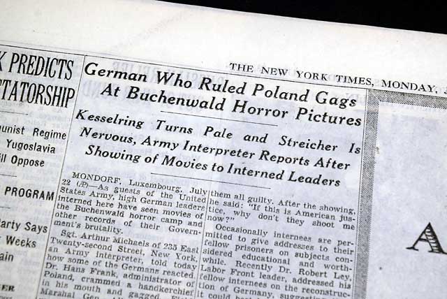 1945 Buchenwald concentration camp revealed...