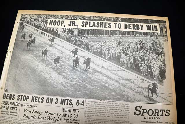 Hoop Jr. Wins Kentucky Derby... Eddie Arcaro...