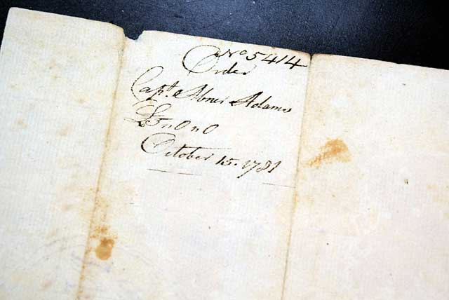 Revolutionary War pay document for an officer...