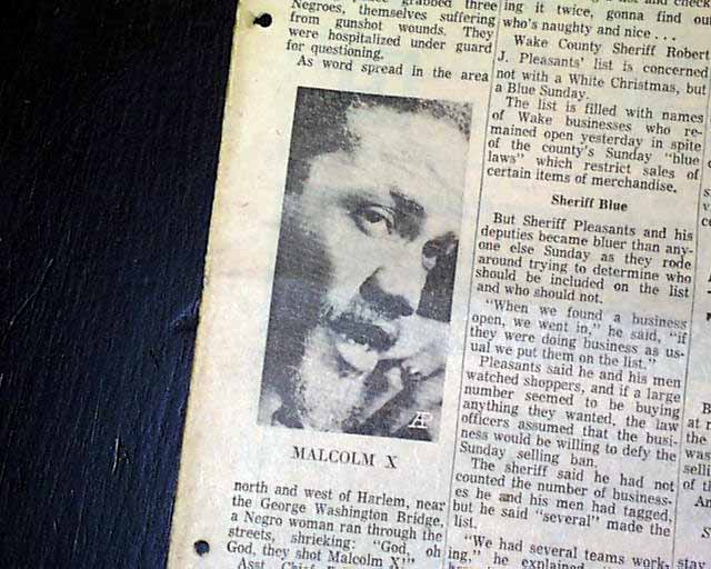 Malcolm X Assassination Research Paper