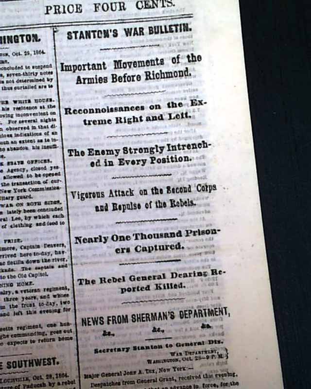 Battle of Boydton Plank Road... Civil War...