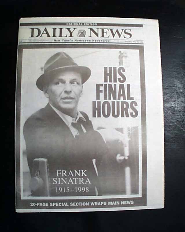 Death Of Frank Sinatra