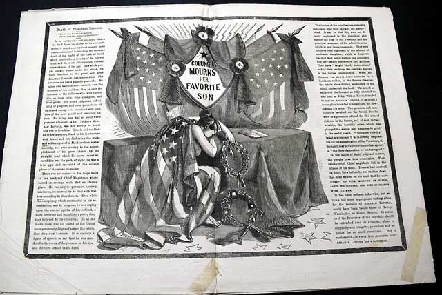 Longest running American satire magazine of the period...   On Lincoln's assassination...