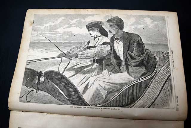 Horse racing at Saratoga... Winslow Homer prints...