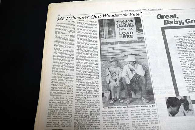 A defining moment of the hippie generation...