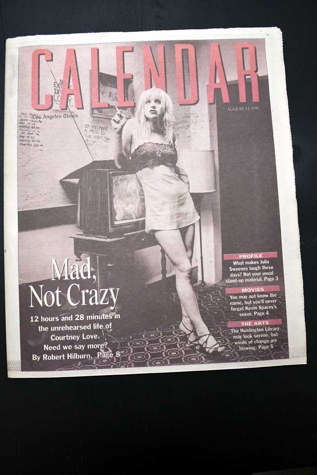 1995 Courtney Love & Hole during Lollapalooza...