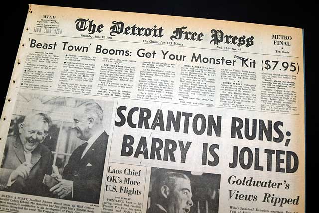 1964 "Dewey Lake Monster" in Michigan...
