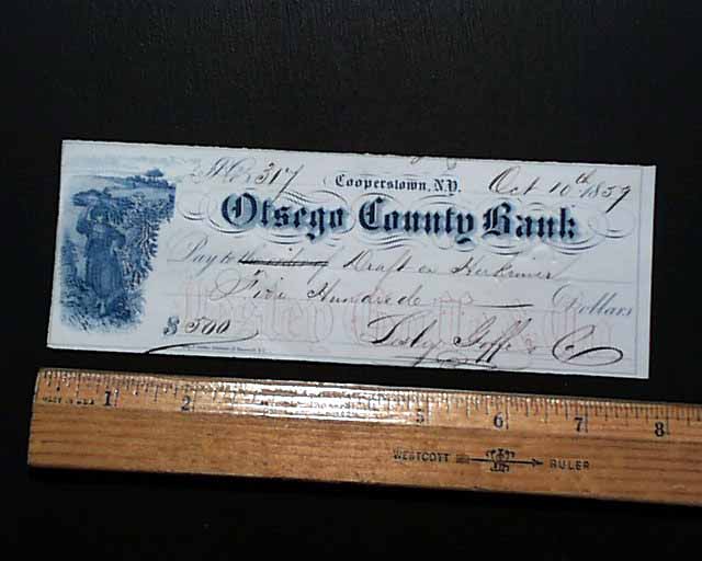 Early Cooperstown, New York...