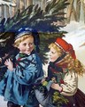 Colored Christmas illustration... - Image 1