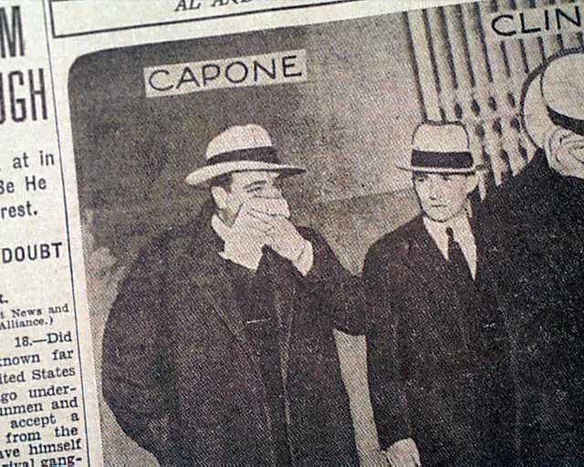 Al Capone Gets 1 Year In 1929...