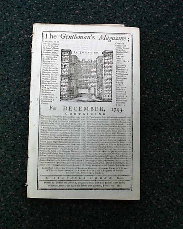 18th century magazine....
