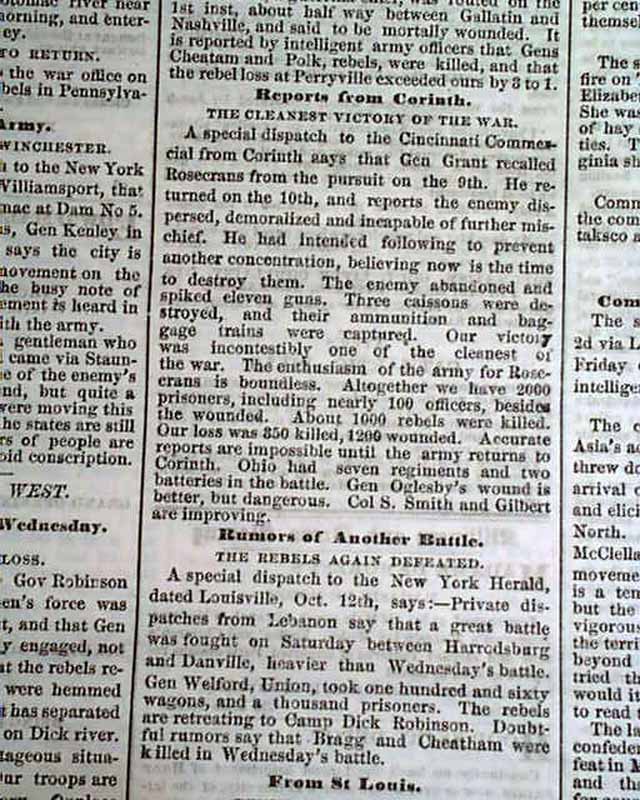 1862 Springfield MA Newspaper.... - RareNewspapers.com