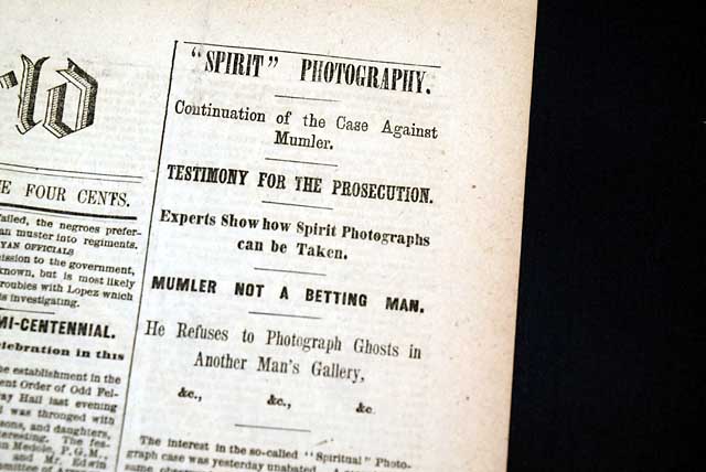 Spirit photography fraud trial.... ghosts...