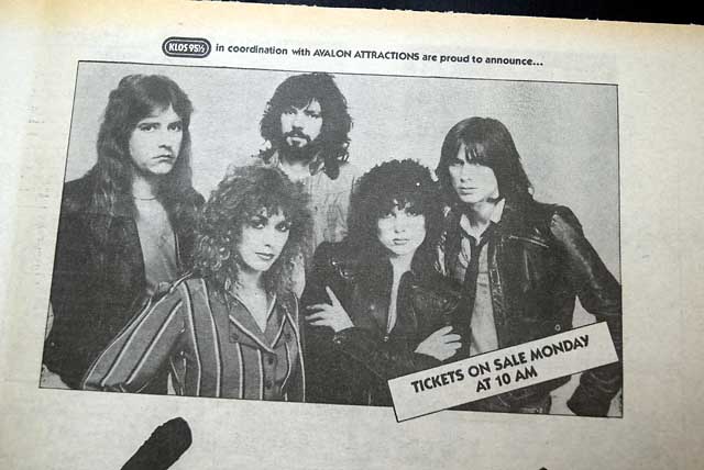 1980 "Heart" live concert advertisement...