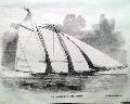 Yacht "America" wins the first America's Cup race... - Image 1