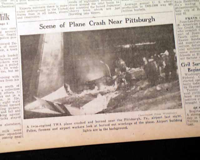 The 1956 TWA Flight 400 disaster 