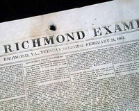 Reports from the Civil War with a Confederate perspective...