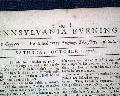 Events at Ticonderoga... Front page letter signed by Washington... - Image 1