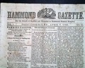 Rare Civil War hospital newspaper... Battle of Somerset... - Image 1
