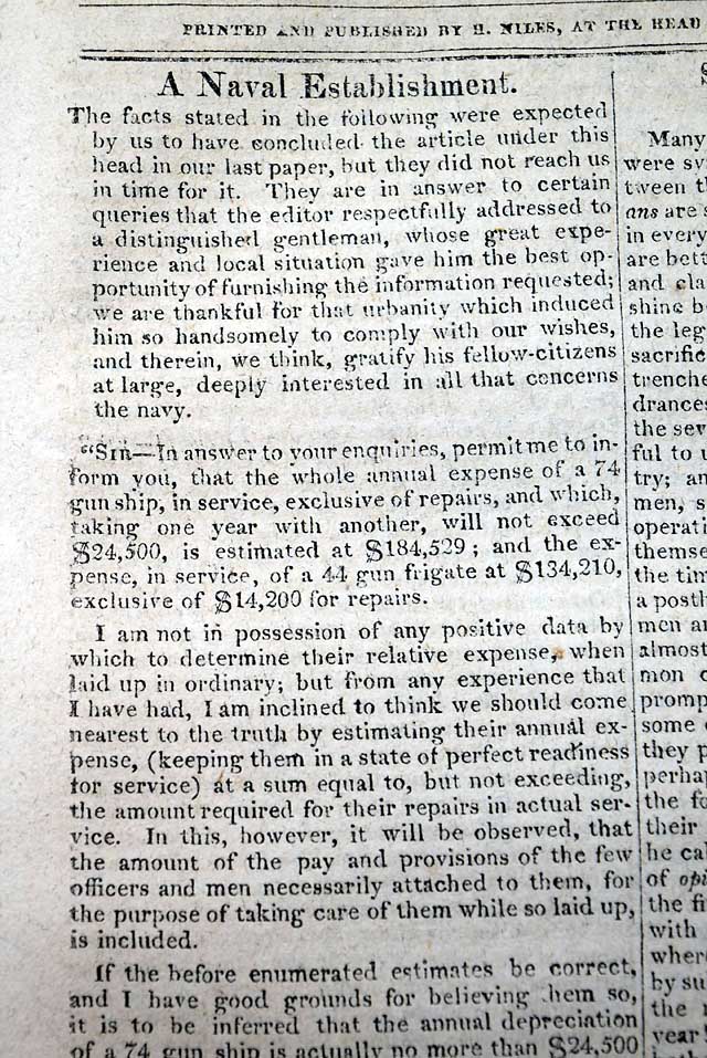 President Monroe visits Baltimore...