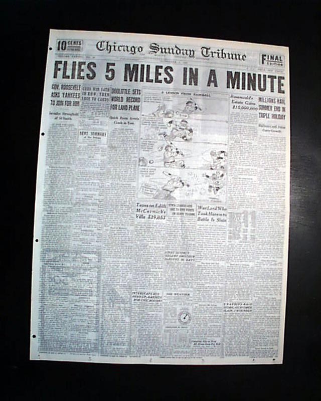 Jimmy Doolittle flight record.... - RareNewspapers.com