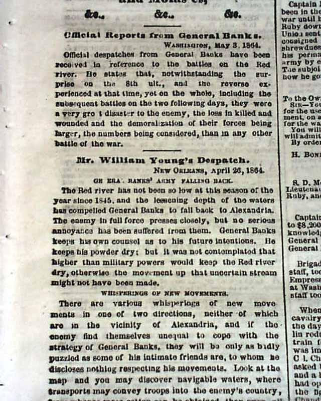 1864 Cheneyville Louisiana....