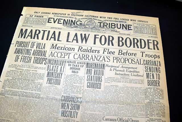 1916 hunt for Pancho Villa...