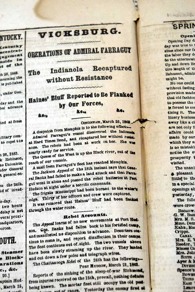 Ten New York Herald newspapers from the Civil War...