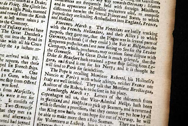 Mention of the Great Plague...   Pirates... Issue #40...