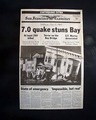 Very early newspaper report on the San Francisco earthquake... - Image 1