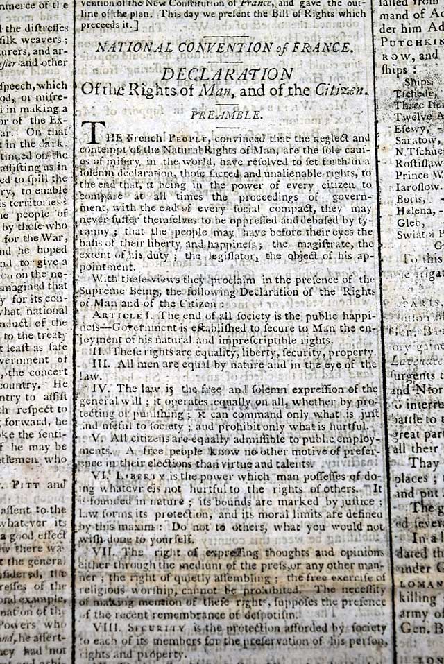 Thomas Jefferson when Secretary of State....