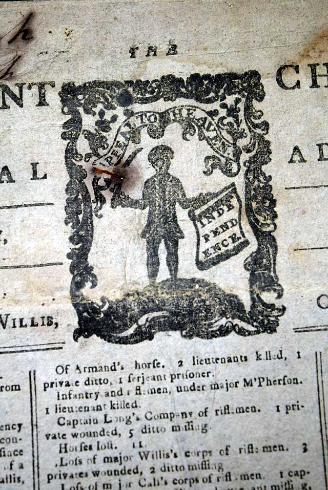The Revolutionary War in the South...   Battle of Spencer's Ordinary...