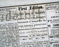 Civil War newspaper from Pittsburgh... - Image 3