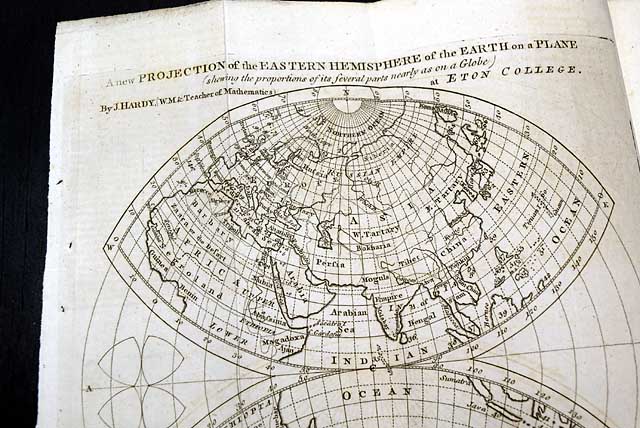 Rare map of Captain Cook's voyage...   Map of the eastern hemisphere...