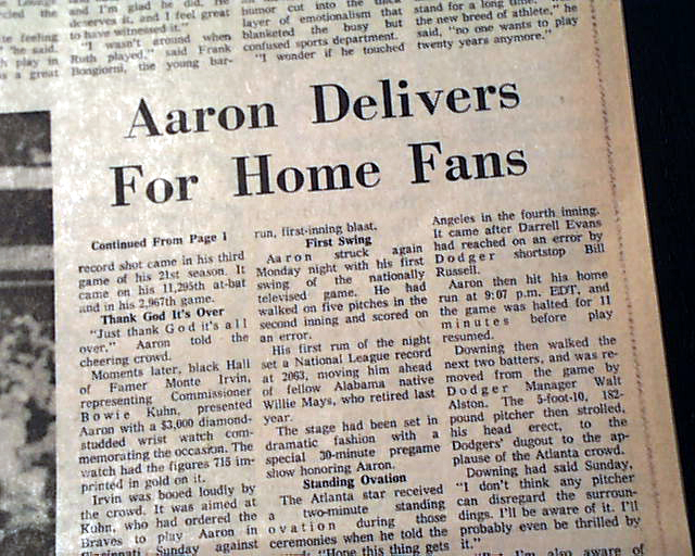 Remembering Hank Aaron - Garland Journal