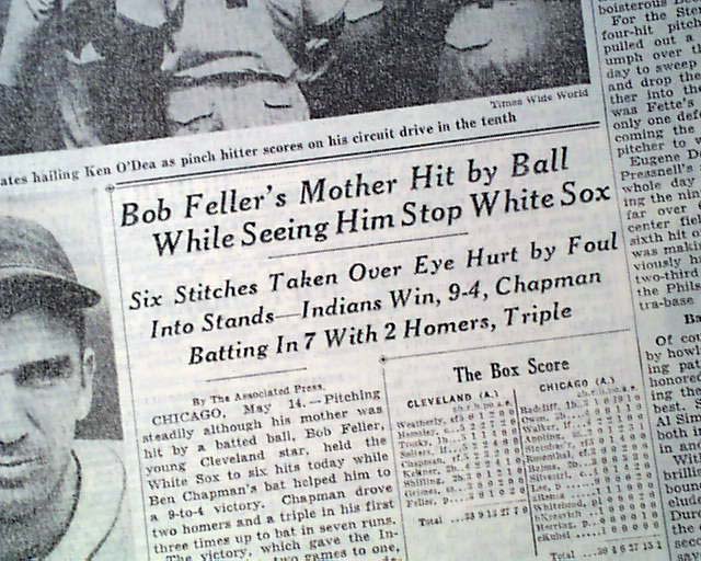 October 29, 1928: Young Bob Feller catches glimpse of his future