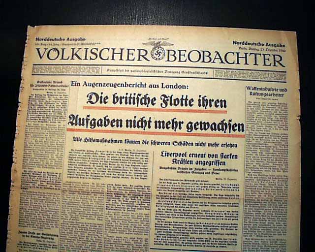 The Nazi party newspaper... - RareNewspapers.com