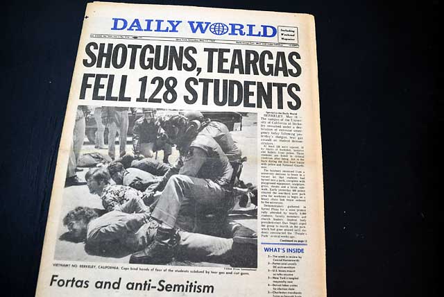 1969 US Berkeley anti-Vietnam War riots...