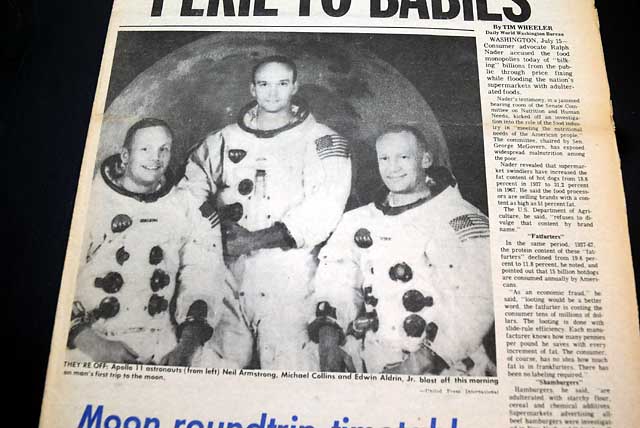 1969 Apollo 11 launching... crew photo...