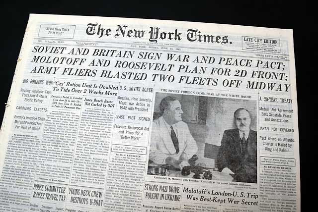 1942 Battle Of Midway victory...  WWII...
