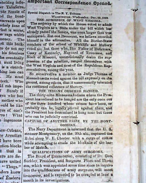 West Virginia Admitted To Union...