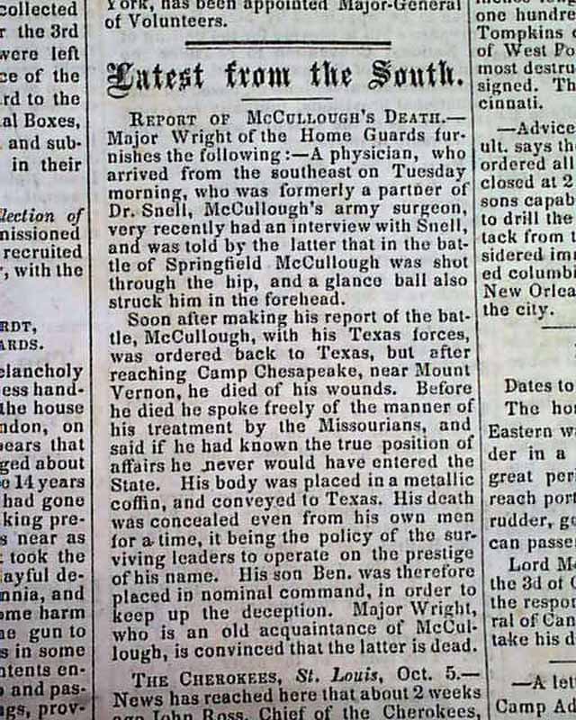 1861 Civil War... Chapmanville, West Virginia...