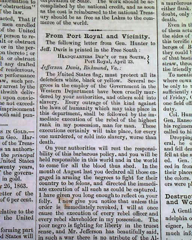 1863 Civil War... Bluffton, South Carolina..