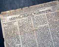 Very rare broadsheet on Washington refusing re-election as President... - Image 1