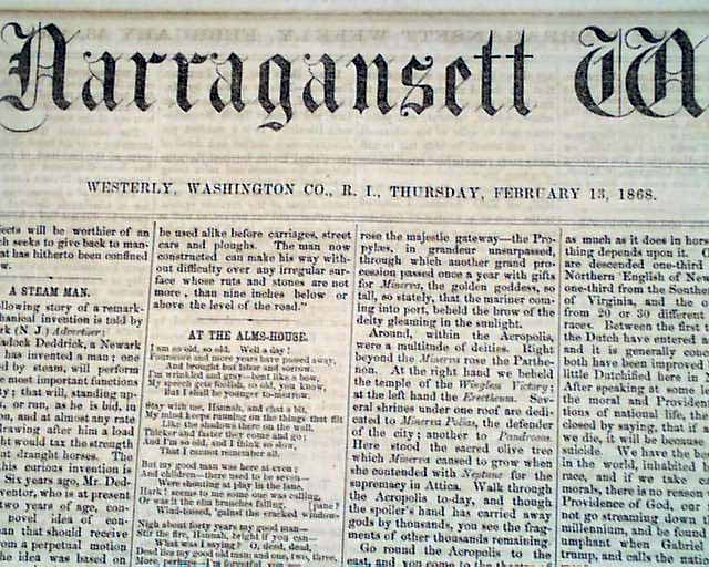 Westerly, Rhode Island....