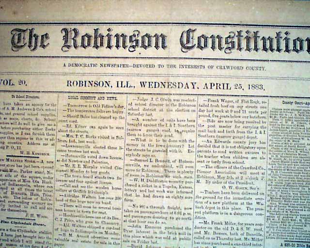 Robinson, Illinois....