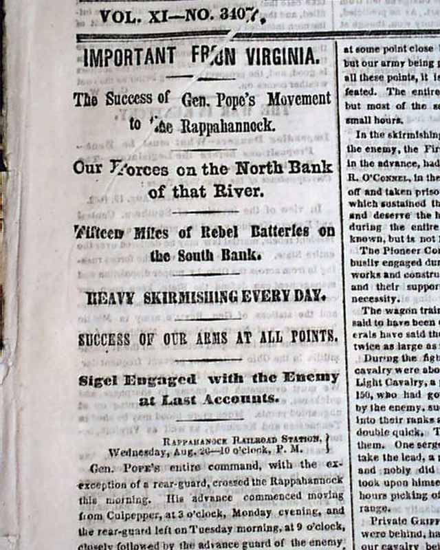 Lincoln's famous letter to Greeley... - RareNewspapers.com